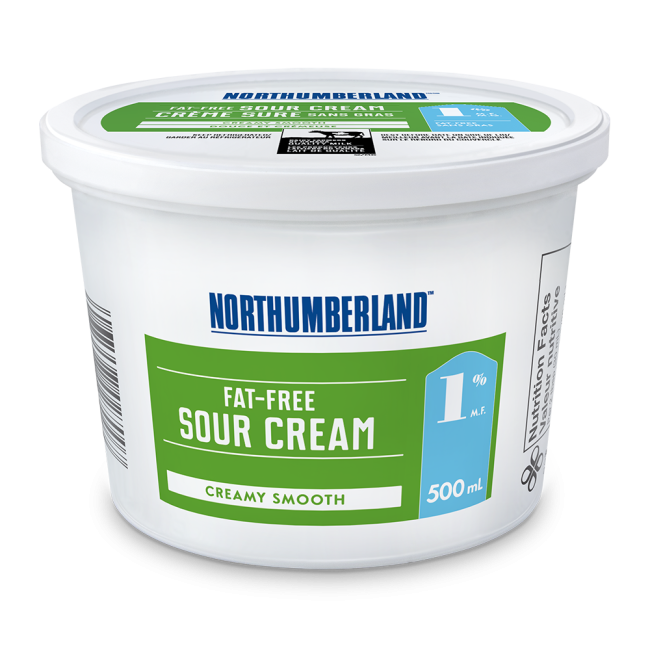 1 Fat Free Sour Cream Northumberland